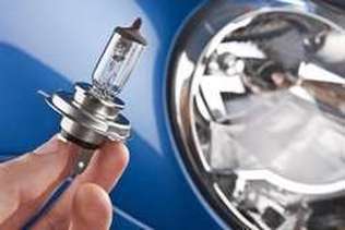 Car Headlight Bulb Example