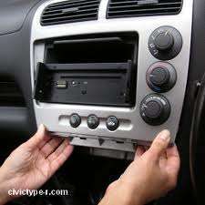 car stereo removal example